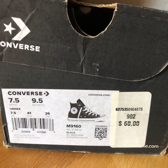 Black Converse - Picture 3 of 3